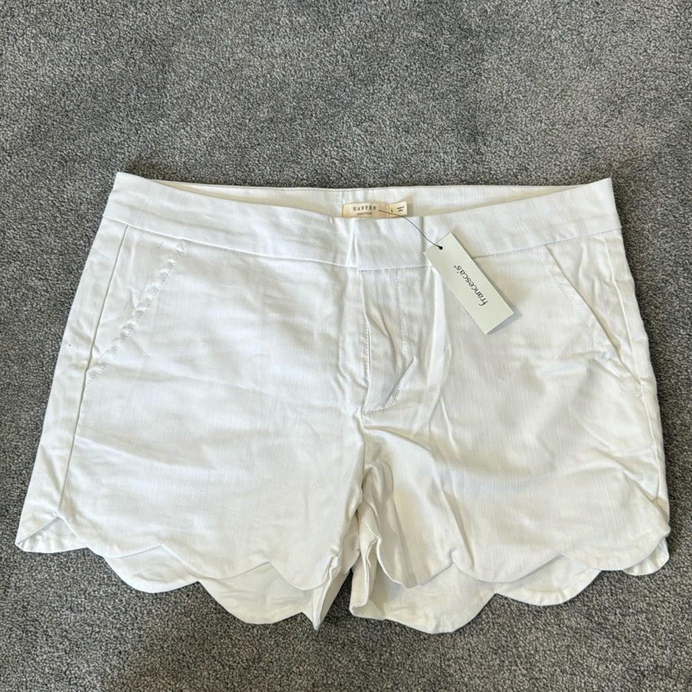 Francesca’s Harper Heritage Scallop Shorts